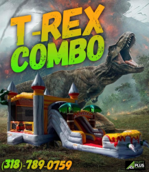 T-Rex Dual Lane Bounce House