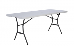 6ft White folding tables